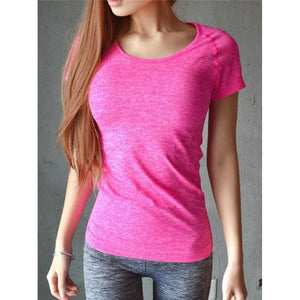 Women T Shirt professional sports Quick Drying Fitness T-shirt short-sleeve exercise clothes T-shirt running