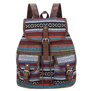 Aztec Woman's Vintage Backpack