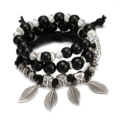 Boho Multilayer Beads Charm Bracelets for Women