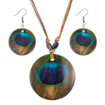 Hot Shell Pendant Necklace Earrings Jewelry Set