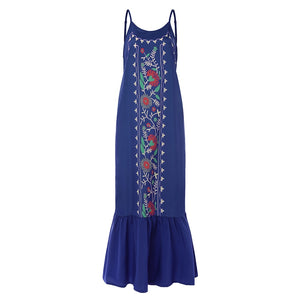 Floral Print Maxi Sundress